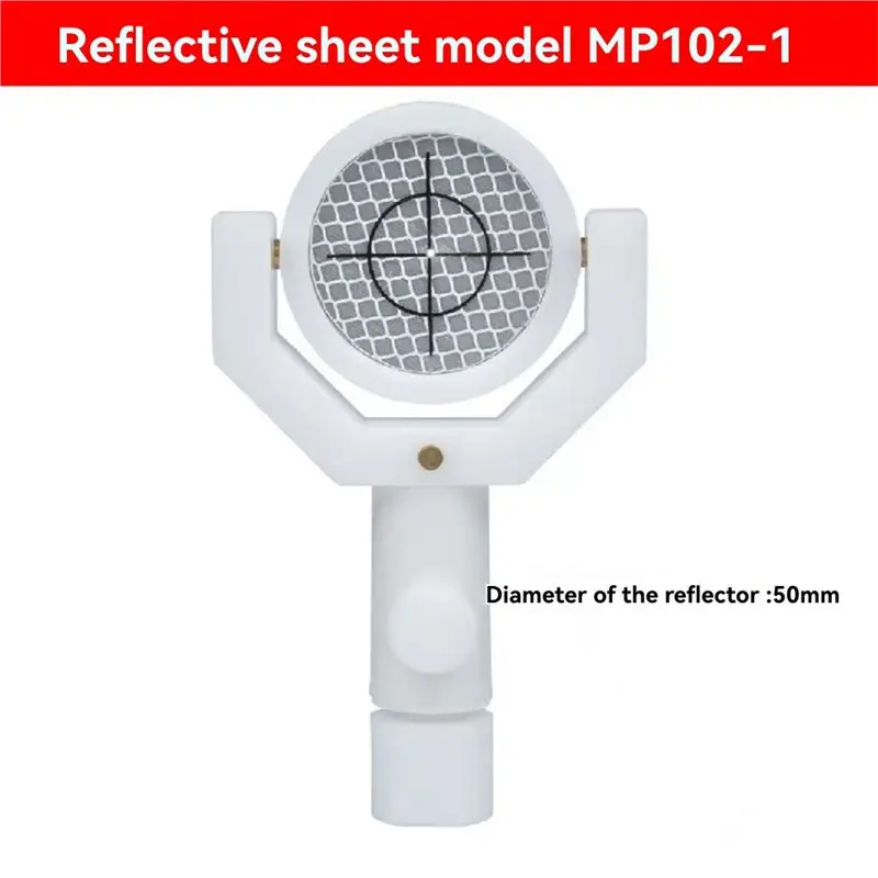 ABJO-لعاكس المسح بقطر 50 مم مطبوع كروسشير 2 مم إزاحة إجمالي محطة انعكاس الهدف