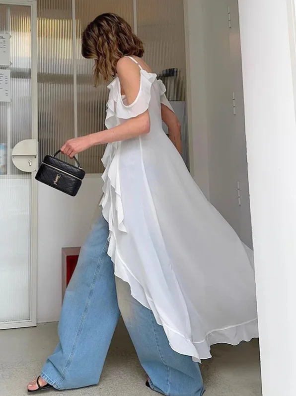 فساتين نسائية فستان رأس السنة 2025 محبوك كولوربلوك سموكينج رقبة دائرية عادية تناسب الشارع الشهير Y2K نمط الملح الاتجاه مريح #5