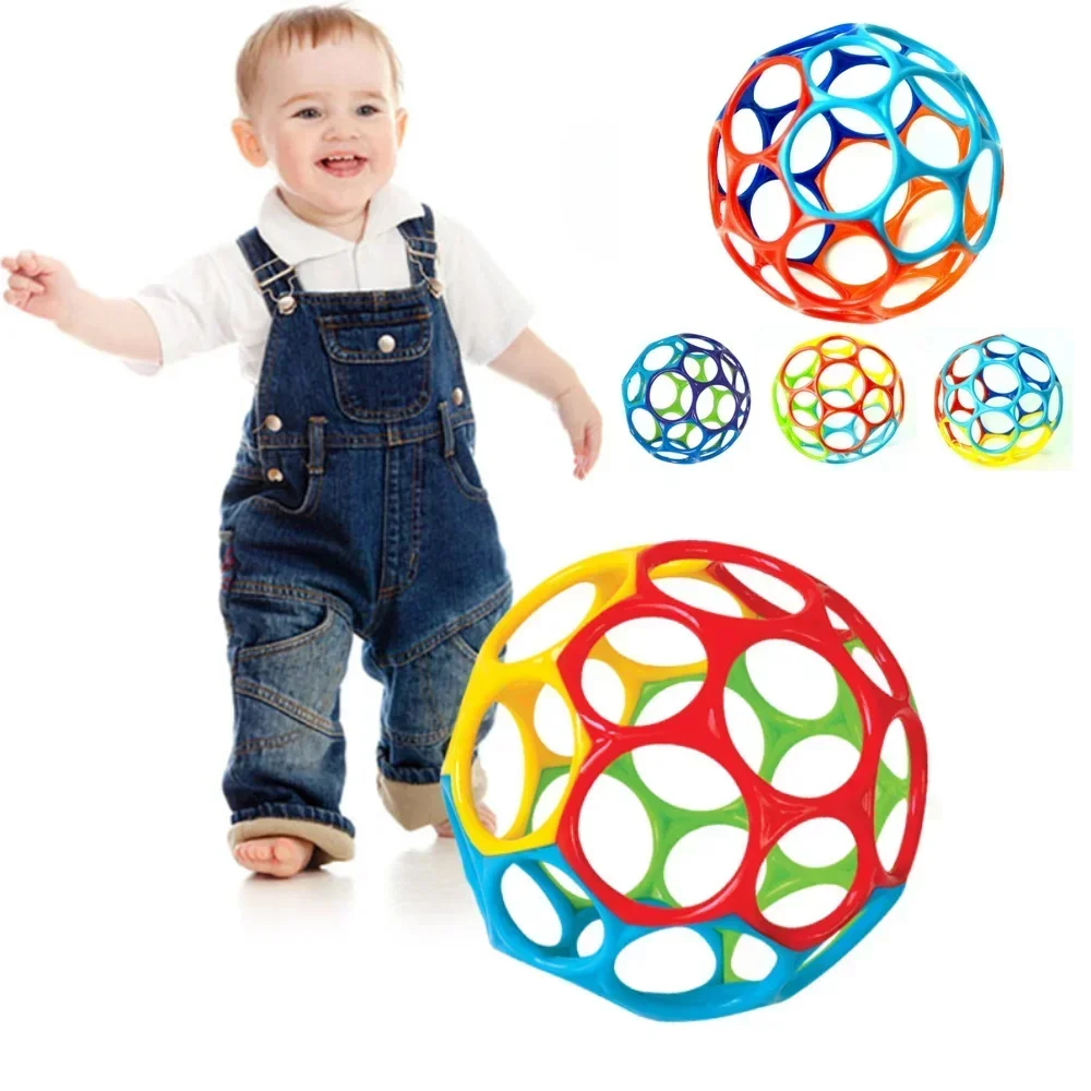 Baby Sensory Ball Baby Intelligence Develop Wave Ball Hand Bell Bite Catch Infant Sensory Development Toys for Children 2025