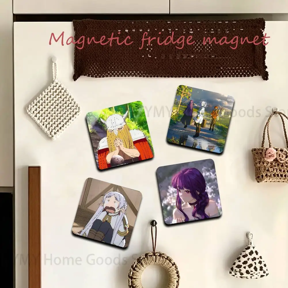 Anime Fern Stark Himmel Frieren New PVC Fridge Magnet for Cartoon Refrigerator Decor For Child Magnetic Toy