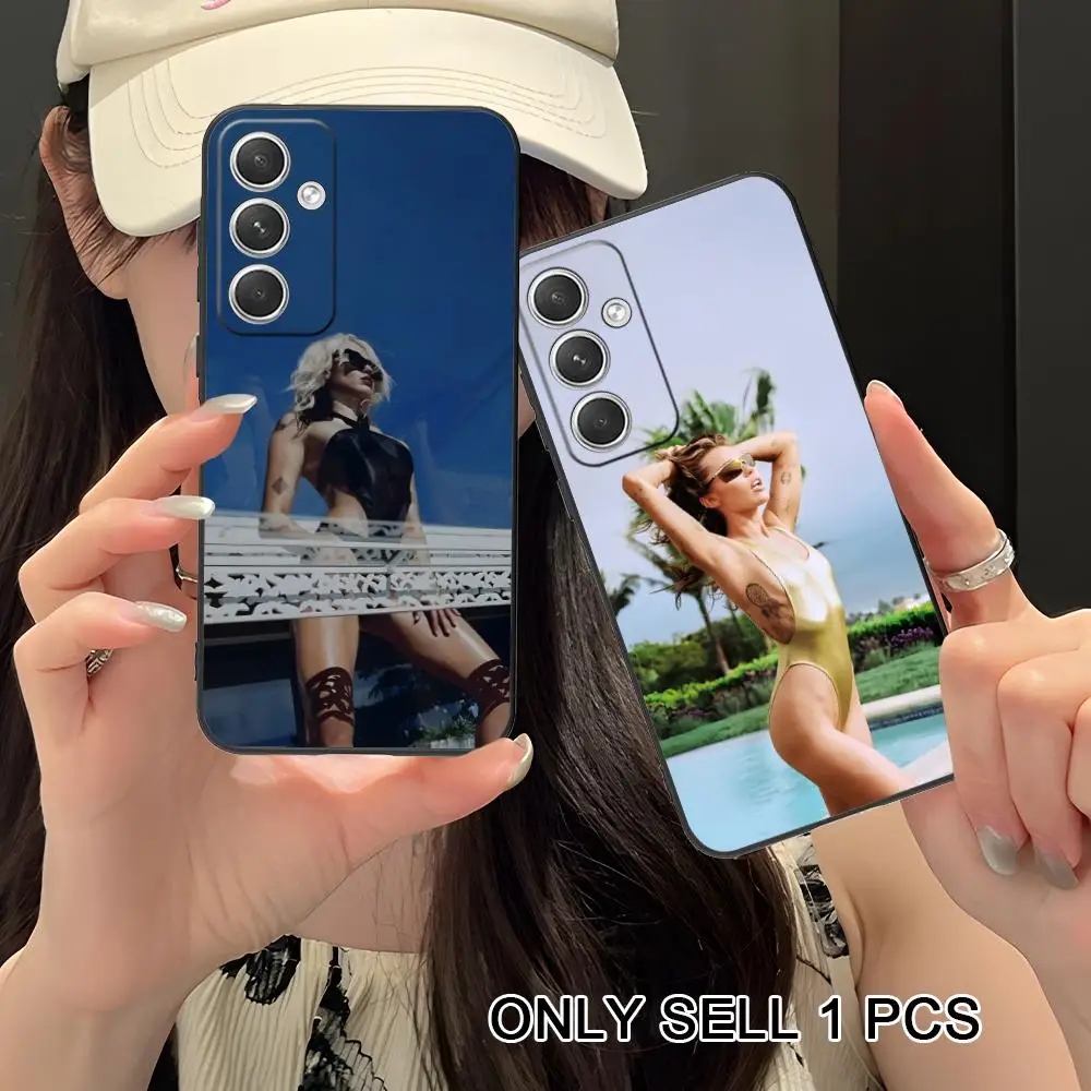 Miley Cyrus Phone Case for Samsung Galaxy S26 S25 S24 S23 S22 S21 S20 Note20 Plus FE Ultra Soft TPU Shockproof Cover