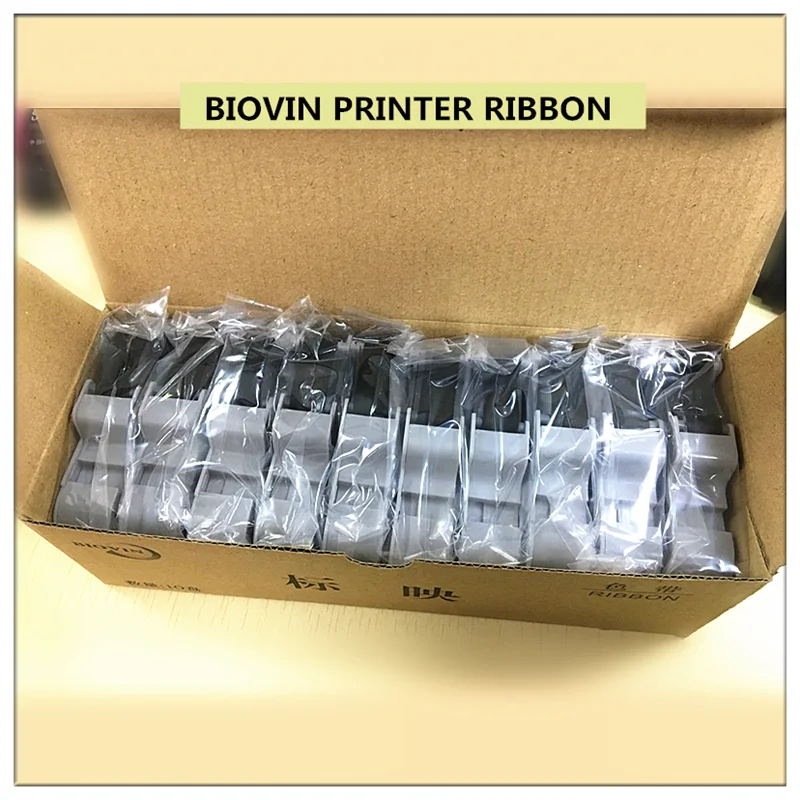 

Original BIOVIN ink Ribbon Cassette RS-80B black cartridge for lectronic Lettering Machine Cable marker ID printer s700e,s650e