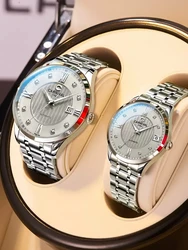 Carnival New Lovers orologi da polso meccanici sport orologio impermeabile per uomo donna vetro zaffiro MIYOTA orologio automatico un paio