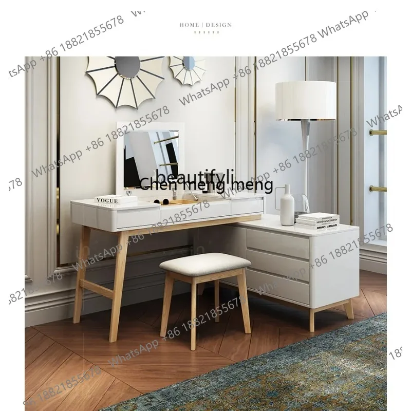 LHY26 ss HJ Dresser TV Cabinet Unit Modern Flip Dresser Economical Simple Makeup Table
