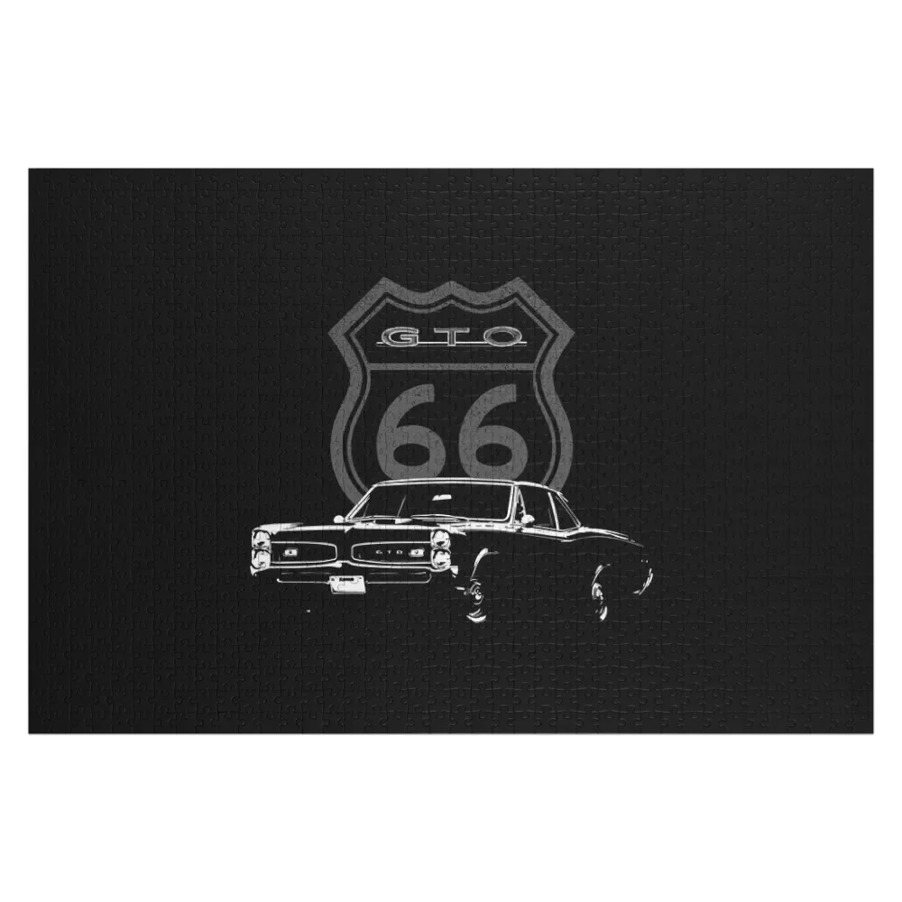 1966 GTO Jigsaw Puzzle Custom Wood Custom Jigsaw Personalized Gift Married Wood Adults Puzzle