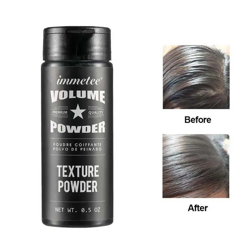 Pó de cabelo fofo unissex para homens e mulheres, aumentar o volume, matificante, design, estilo, shampoo, pó de cabelo