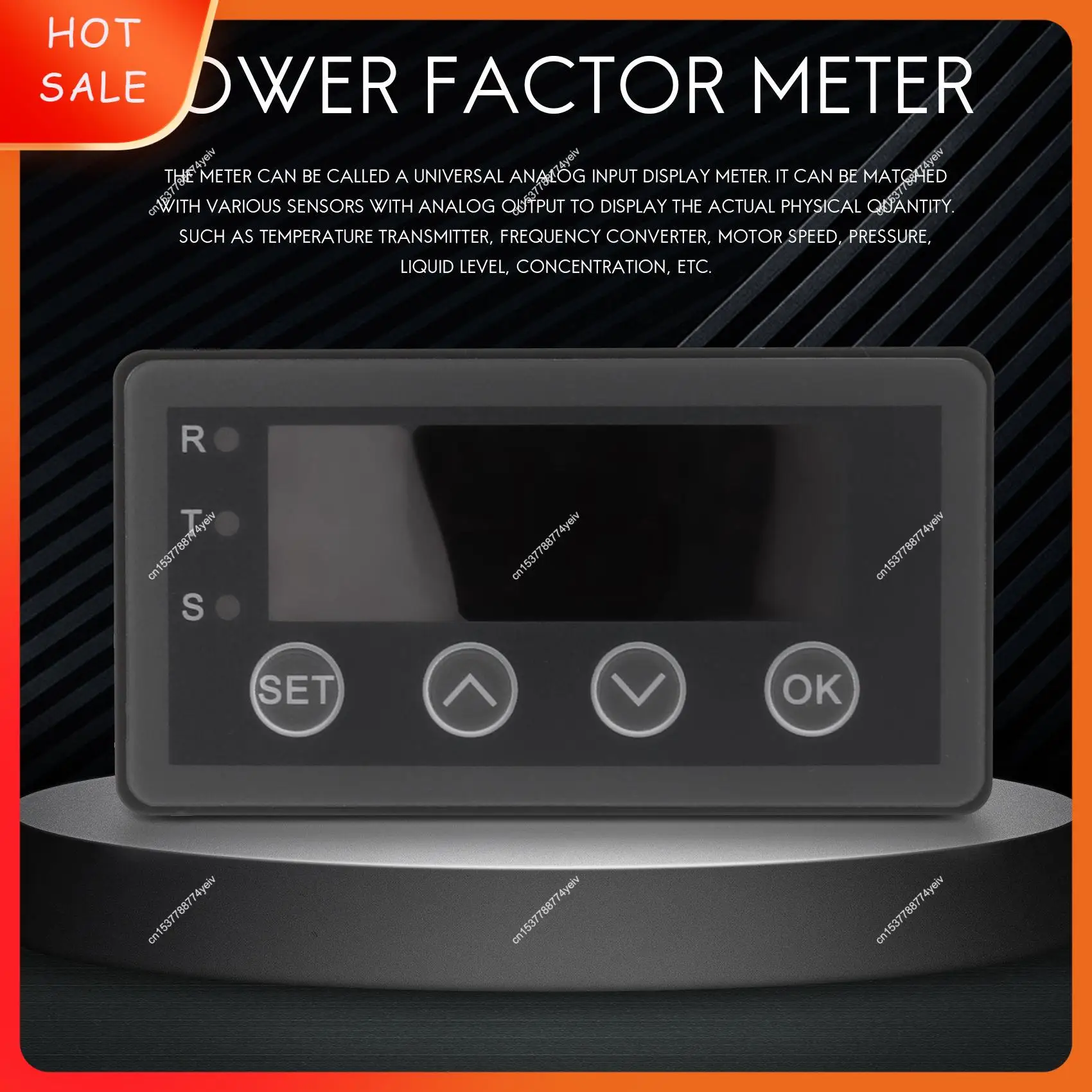 شاشة ديجيتال متر 0-10 فولت 0-20MA 2-10 فولت 4-20MA التناظرية المدخلات عرض الجدول شاشة ديجيتال رئيس مع RS485 الإصدار A62X