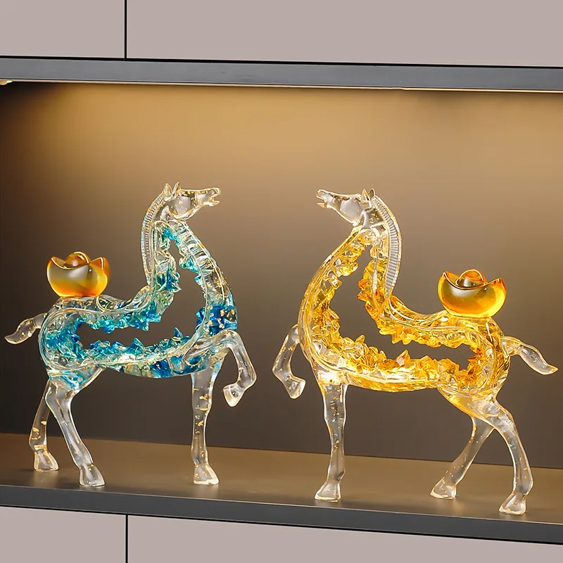 

New Chinese style ornament home furnishing living room wine cabinet TV cabinet study office desktop decoration crafts