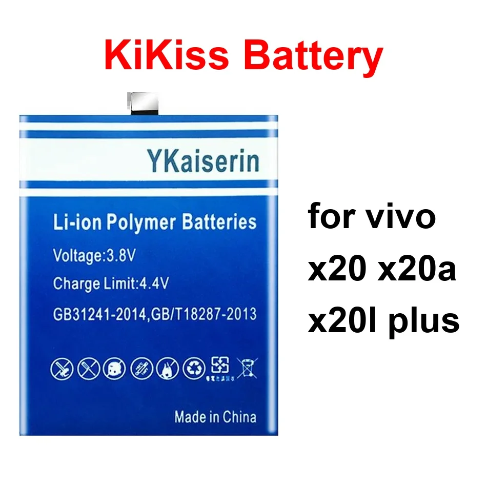 

Mobile Phone Battery High-Efficiency B-D1 B-D2 B-D3 3600-4300Mah For Vivo X20 X20a X20l Plus
