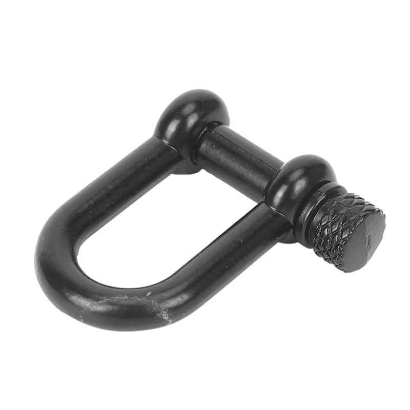 30X U Style Zinc Alloy Adjustable Shackle Buckle For Paracord Bracelet Rope Black