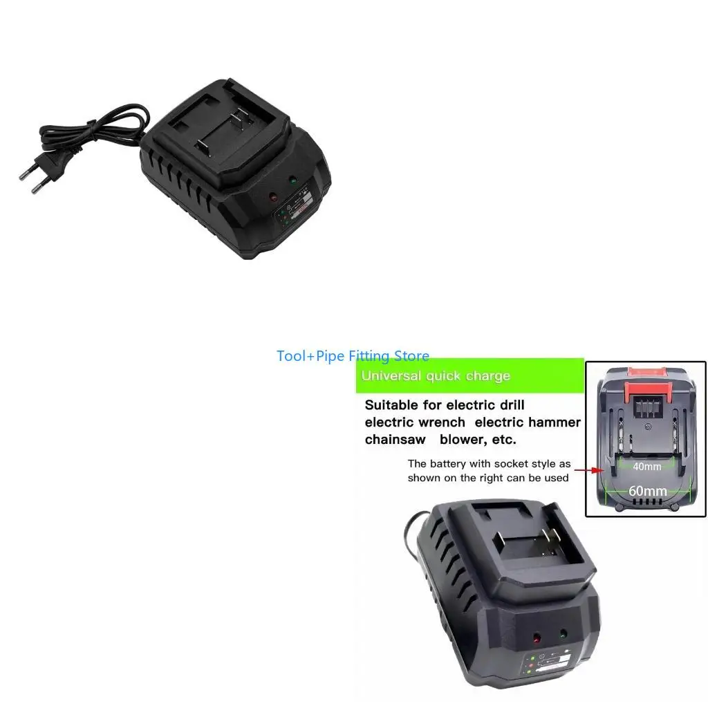 F92B Advanced Temperature Resistant Cordless Tool Battery Chargers for 21V Lithium Batteries with LED Diagnostics Indicators