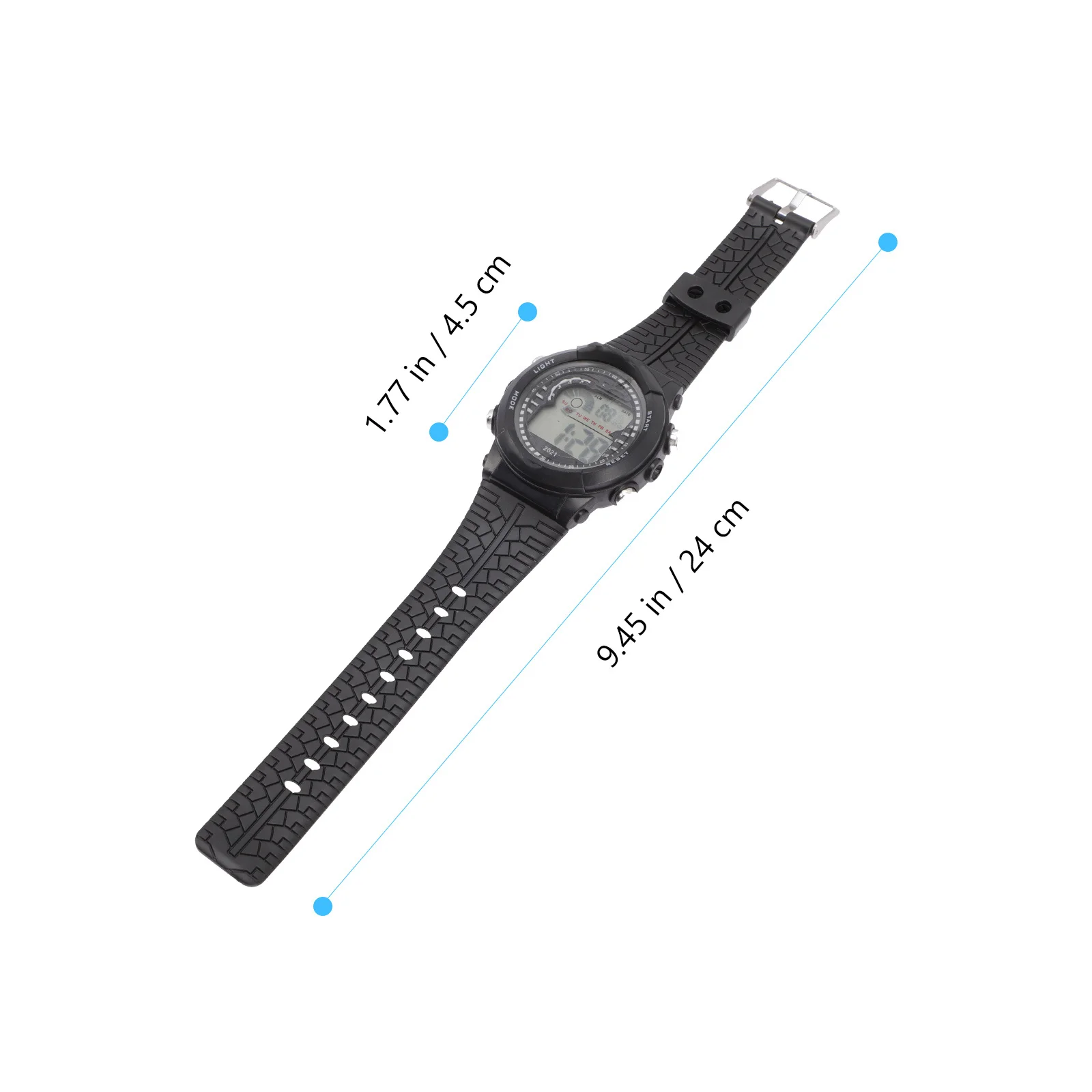 1pcs Sports Waterproof Sports Watch Waterproof Digital Led Screen Multi-Function Large Display 'S Electronic Watch