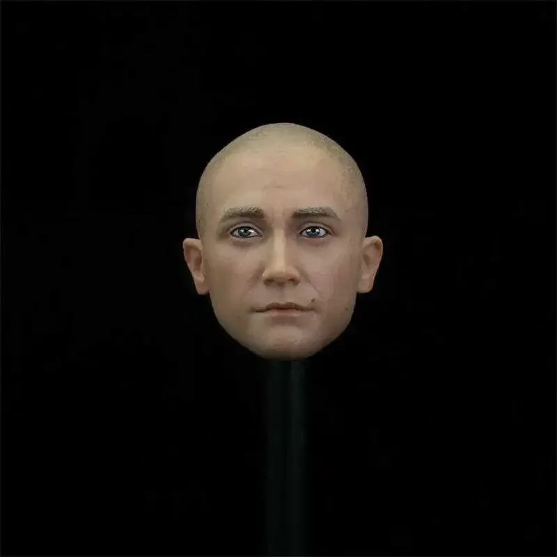 1/6 Scale Europe New York Police Head Played Male Soldiers Bald Head Sculpt Model for 12inch Action Figure Collection Dolls