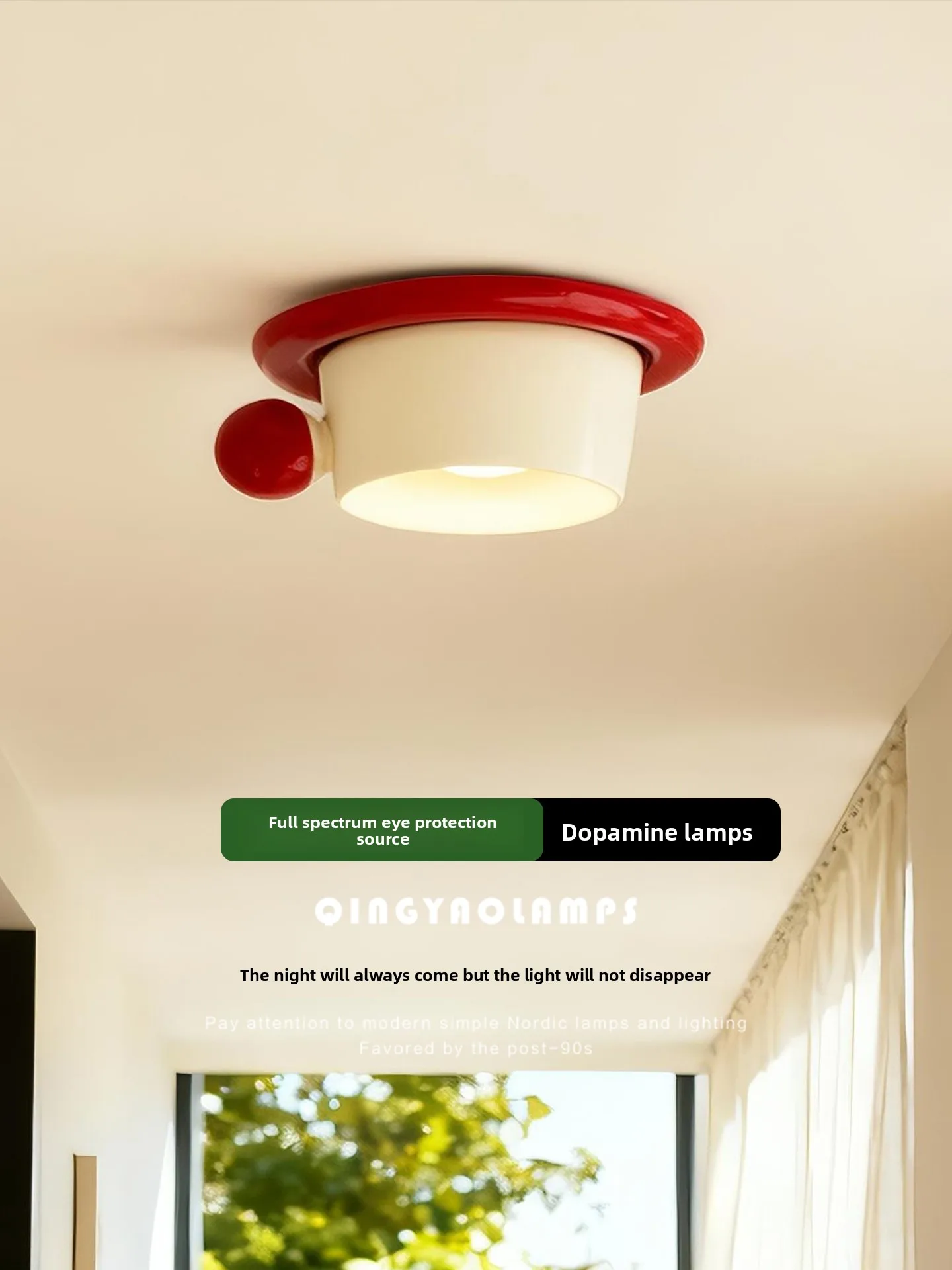 

Dopamine Style Coffee Cup Ceiling Light Creative Pendant Lamp for Hallway Cafe Dessert Shop Modern Decorative Lighting