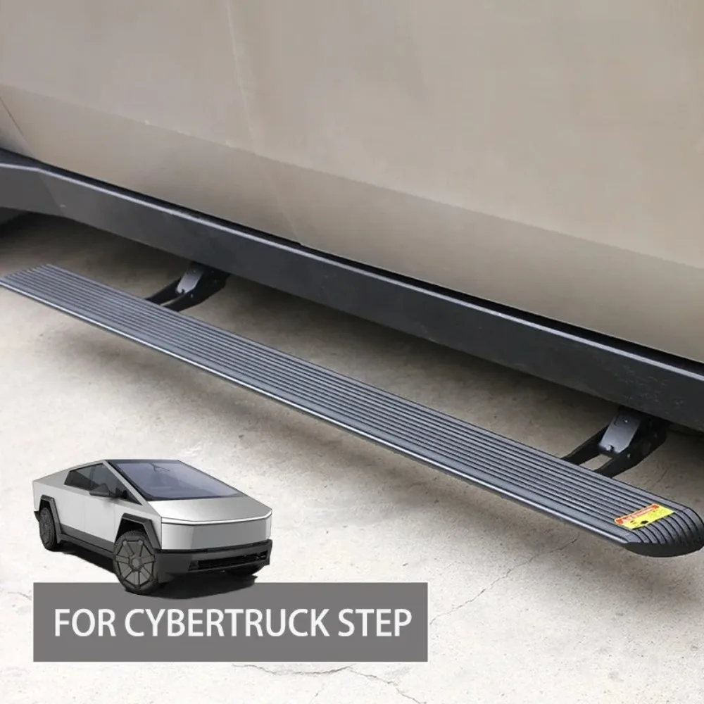 

Автоматические электрические подножки для кибербеговых досок Tesla, алюминиевые выдвижные боковые ступеньки Nerf Bars, педаль из нержавеющей стали