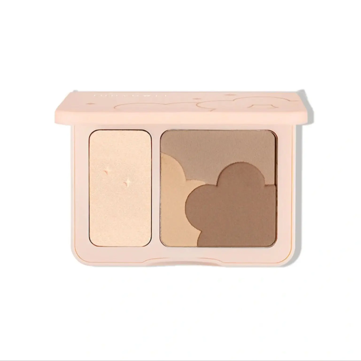 Judydoll Palette de fards à paupières 3 en 1, fard à joues et surligneurs, sculpter et définir le visage et la ligne des cheveux pour un maquillage sans effort et multi-usage