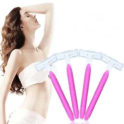 Disposable 3 Layer Lady Private Shaver Set Armpit And Leg Hair Secure Full Body Availability Clean Without Black Spots