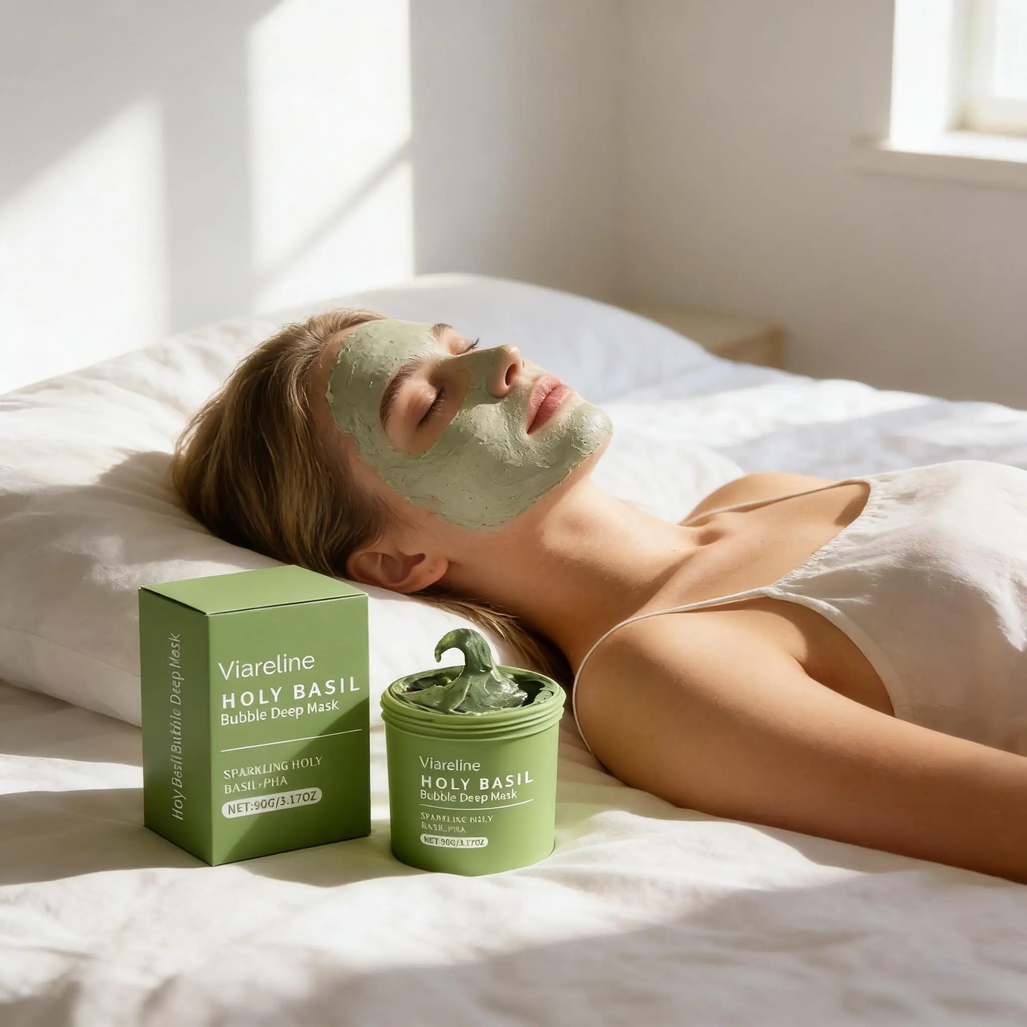 

Face Cleansing Bubble Mask Deeply Shrinking Pore Cleans Blackhead Oil Control Anti-Acne Improve Rough Skin Brighten Nourish Mask