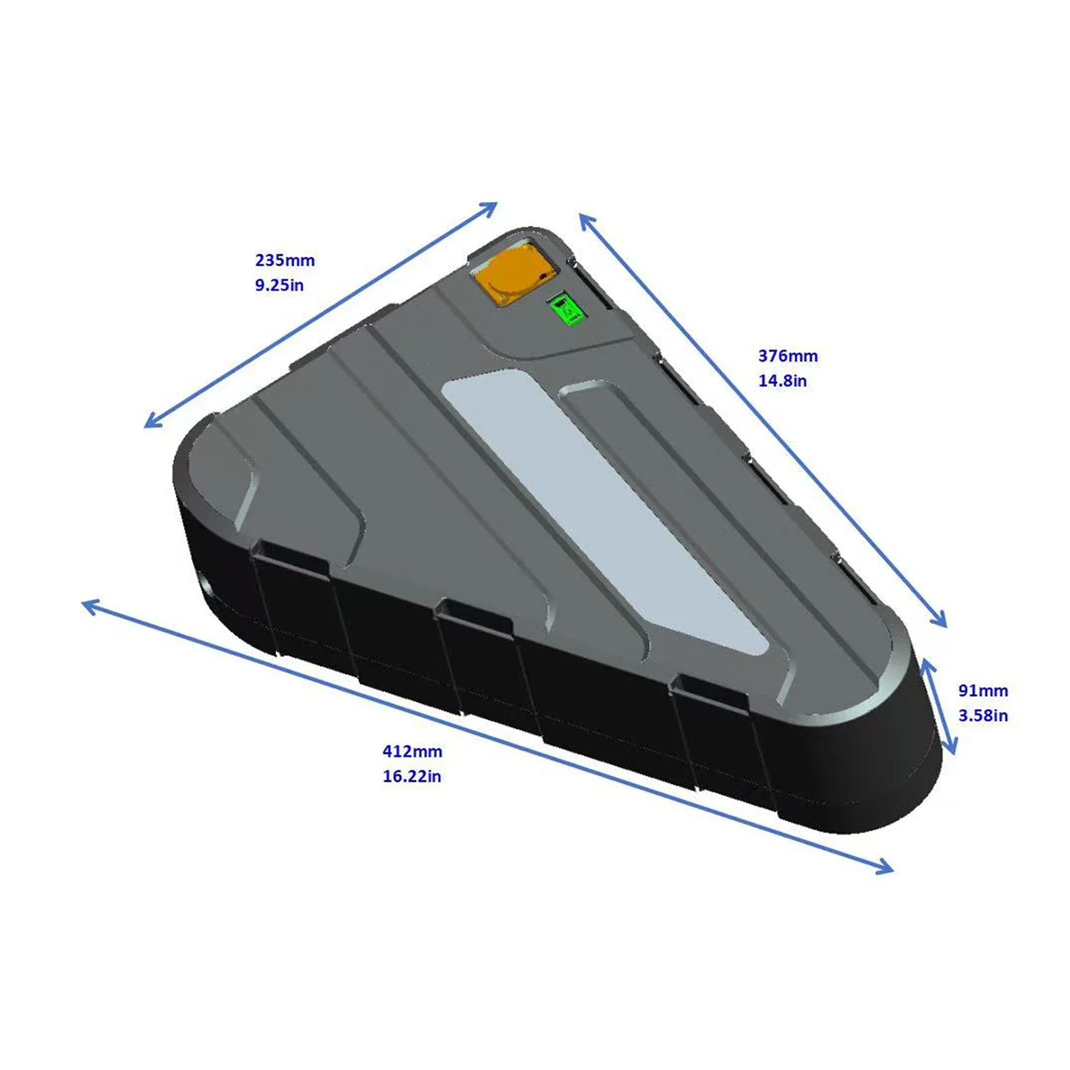 Triangle Ebike Battery 48V 25AH 52v Battery Electric Triangle Lithinum ion Battery High Capacity for 1800W 1500W 1000W Motor