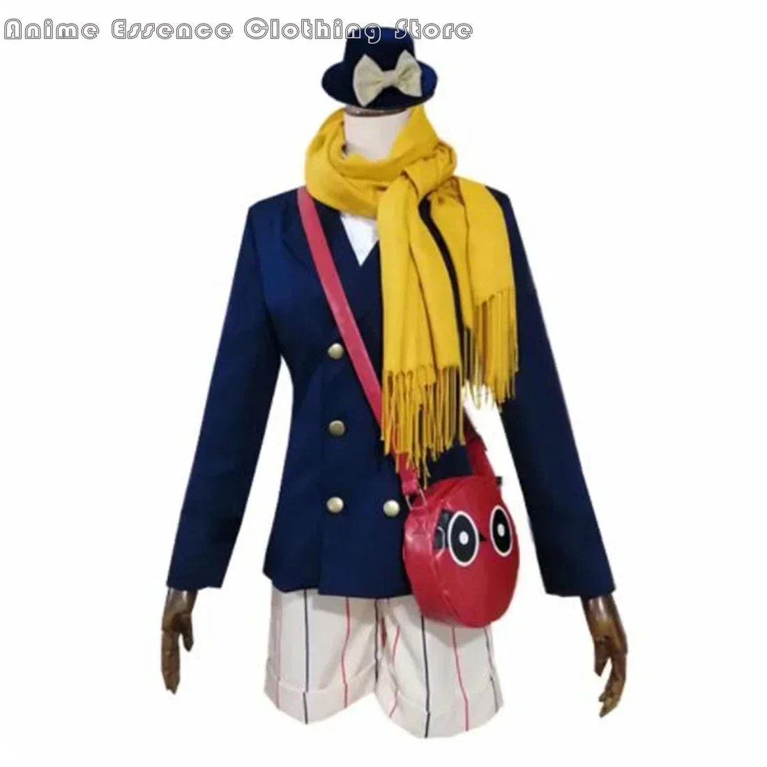 Disfraz de Anime Yumeno Kyusaku, disfraz de perros callejeros, pelucas Bungou, traje de pelo, conjunto completo con bolsa para mujeres y hombres, disfraz de fiesta de Halloween