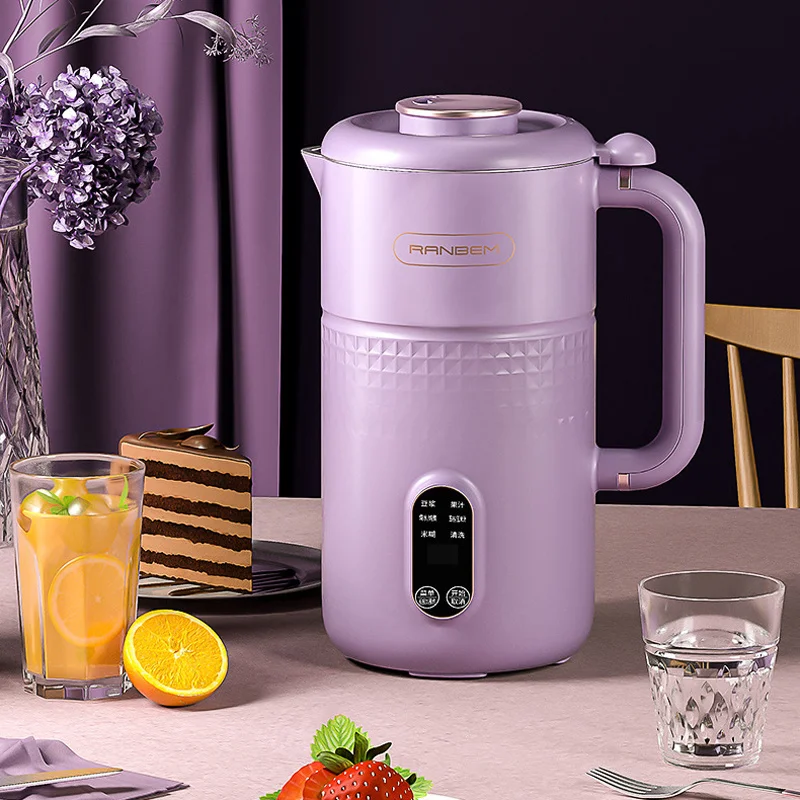 Minilicuadora eléctrica de 800ML para el hogar, máquina para romper la pared, mezclador automático de pasta de arroz, 220V