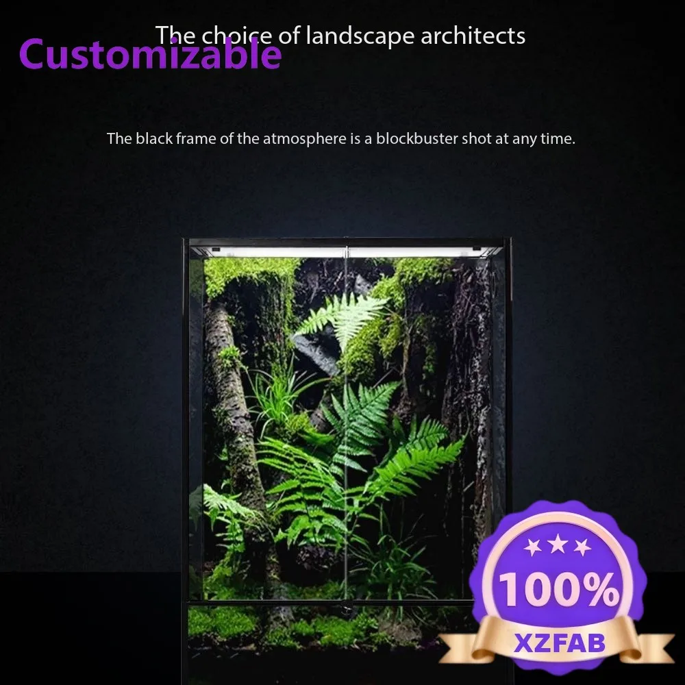 Factory Direct 2026 Reptile tank with Super Large Design Villa Fully Transparent Ecological tank Breeding Box DWR010014