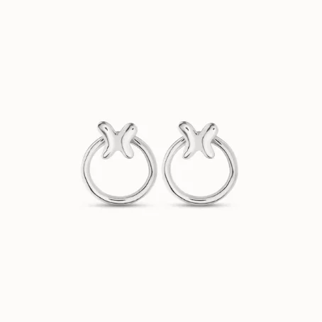 2024 Original New Product Spain UNO de 50 Jewelry Fashion popular Simple Round Hanging Butterfly Earrings Women's Festival Gift