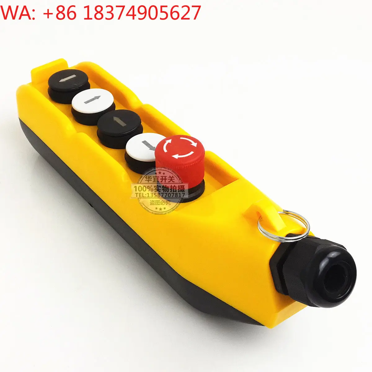 Crane driving button switch, GG flashlight door control handle 5 holes TNHA1-62G crane operation handle