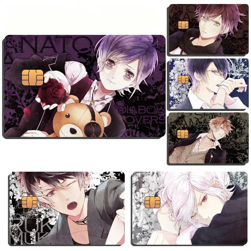 Game D-Diabolik Lovers Bank Card Sticker Film Tape Skin For Credit Card Debit Card Waterproof Stickers