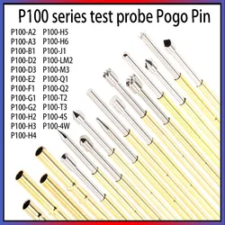 10pcs test probe Pogo pin P100 Retractable spring thimble P100-A2 A3 B1 D2 D3 E2 E3 F1 G1 G2 H2 H3 H4 H5 H6 J1 LM2 M3 Q1 Q2