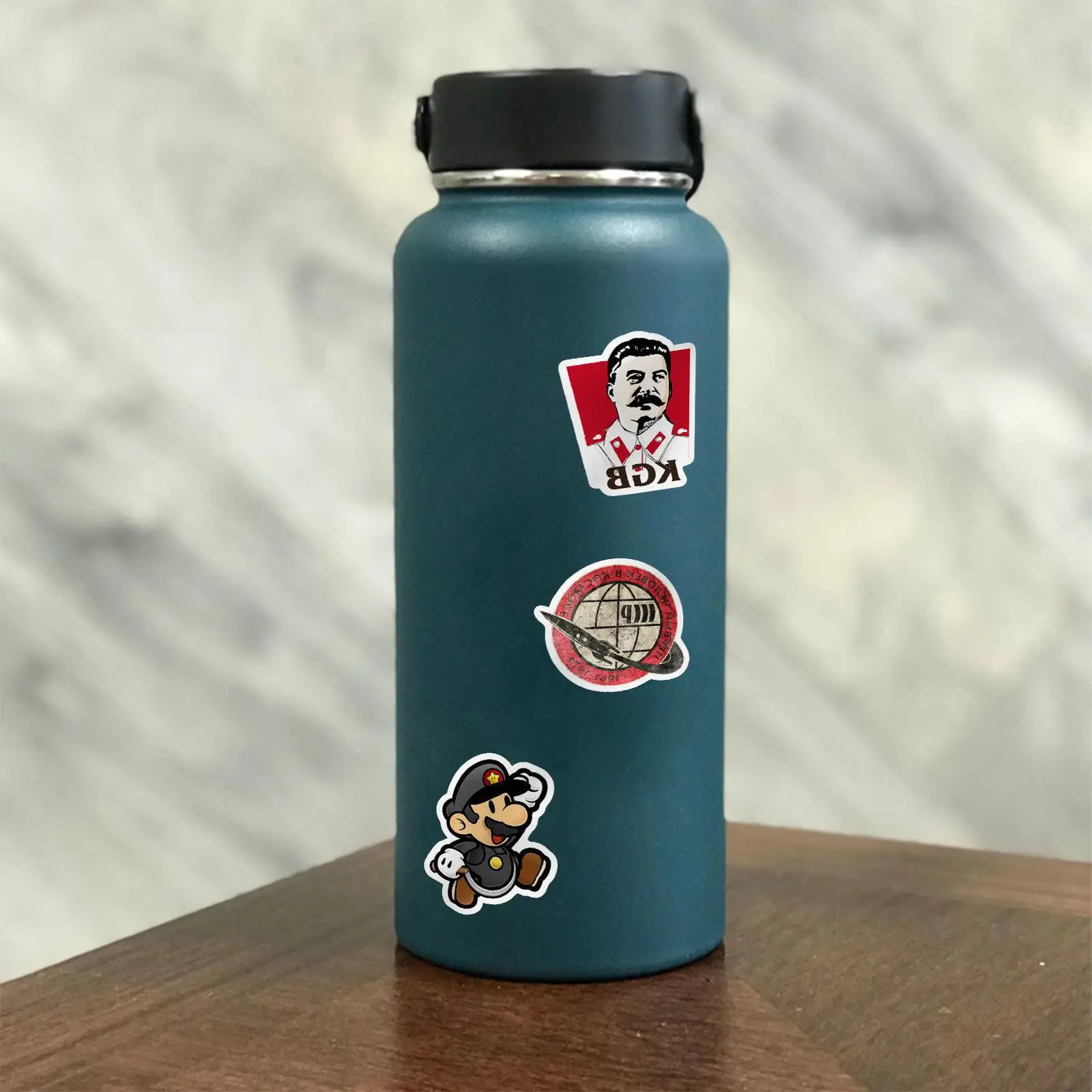 50Pcs Soviet Union CCCP Socialism Joseph Stalin Stickers for Water Bottle Cup Laptop Guitar Car Motorcycle Bike Skateboard