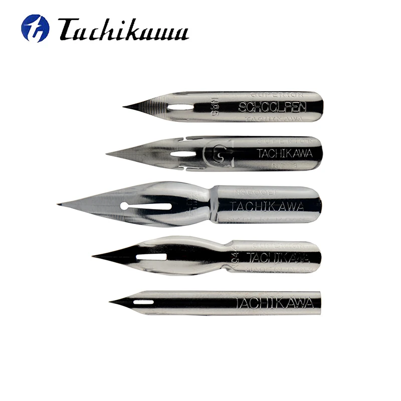 Imagem -02 - Japão Tachikawa Dip Pen Premium Line Drawing Nib Caneta-tinteiro para Manga Cartoon Design Art Grupo Alta Qualidade