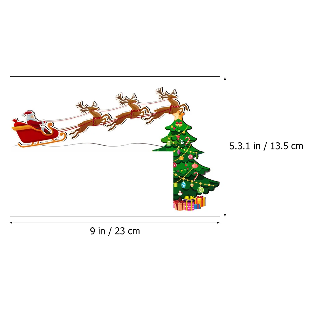 

Small Reindeer Sleigh Ornament Christmas Door Frame Decor For Holiday Party Home Window Wall Hanging Xmas Decoration