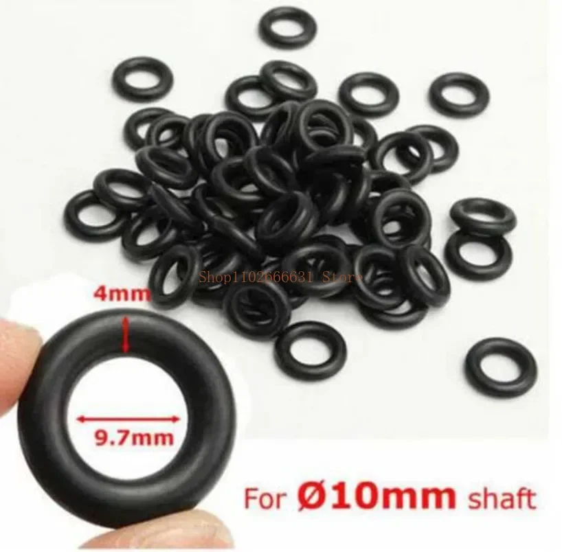 60 Pcs Of Tire Changer Pedal Parts 9.7x4 MM Air Control Valve Rubber Sealing O-Ring Accessories NEW