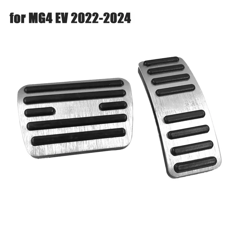 

2pcs For MG 4 Electric 2022-2025 Aluminum Alloy Car Styling Car Gas Pedal Internal Stickers Accelerator Pad Auto Accessories