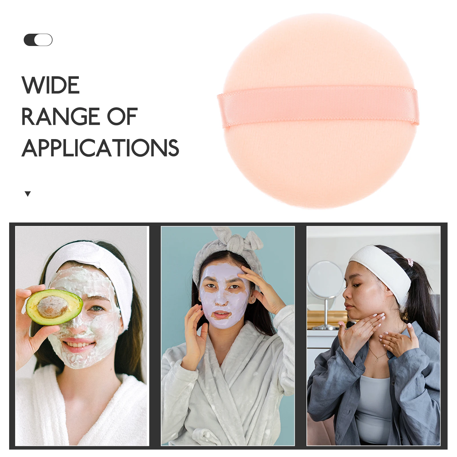 16 stks Massaal Poederdons Katoen Mini Gereedschap voor Gezicht Losse Instelling Cosmetica Make-up Foundation Pads