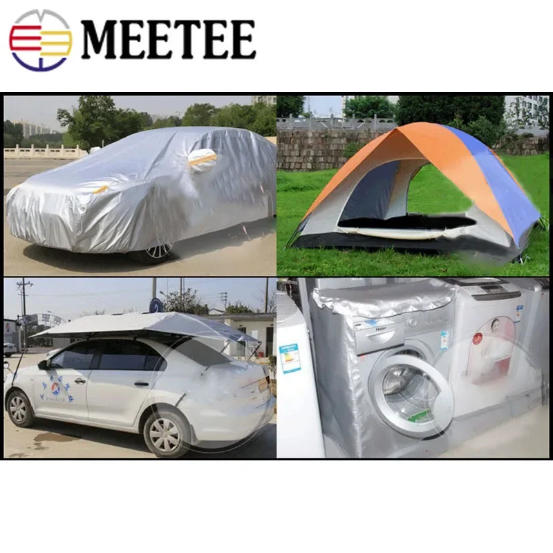 Meetee 50/100x150cm 0.16mm Thick 300D Oxford Cloth PU Coating Waterproof Tent Fabric Bag Backpack Fabrics Sun Shade Clothes