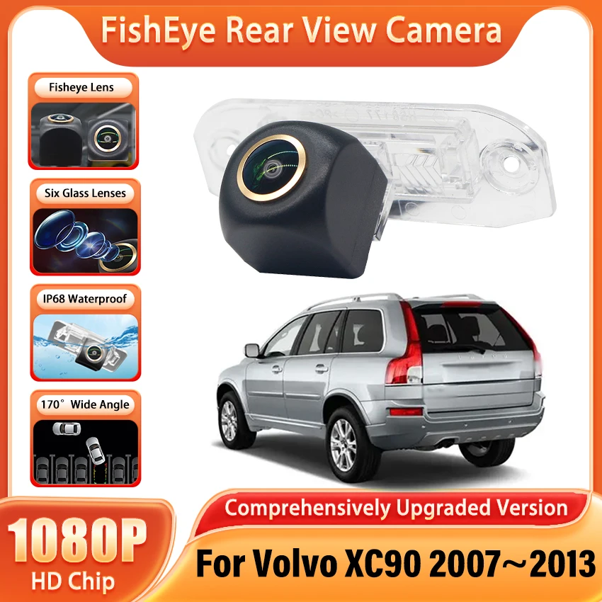 

HD CCD Golden Lens Vehicle 170г ° Камера заднего вида 1080x720P для Volvo XC90 2007 2008 2009 2010 2011 2012 2013, автомобильная камера заднего вида