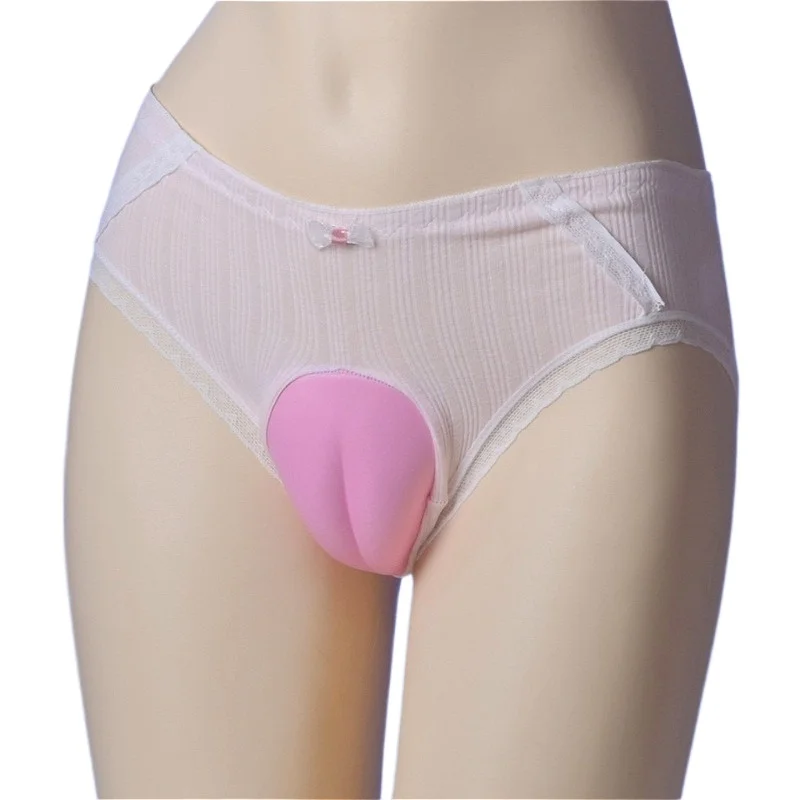 Fake Vagina Sissy Panties Men Hiding Gaff Shaping Briefs Sweet Sexy Mens Underwear Crossdresser Transgender Camel Toe Undies