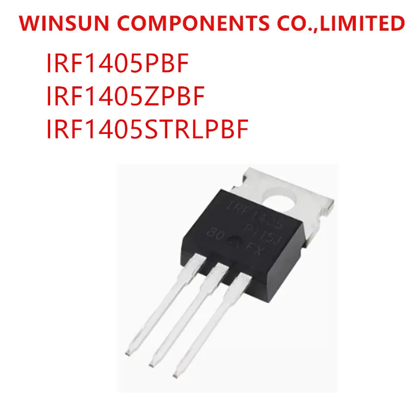 (10piece) 100% New Imported Original IRF1405PBF IRF1405 IRF1405ZPBF IRF1405Z F1405Z TO-220 IRF1405STRLPBF IRF1405S F1405S TO-263