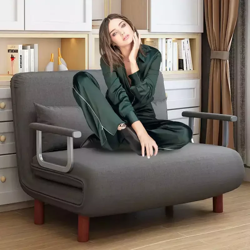 Foldable Sofa Bed,dual-purpose Living Room,small Unit,multifunctional Double Person,sliding and Adjustable Bed,office Nap Bed