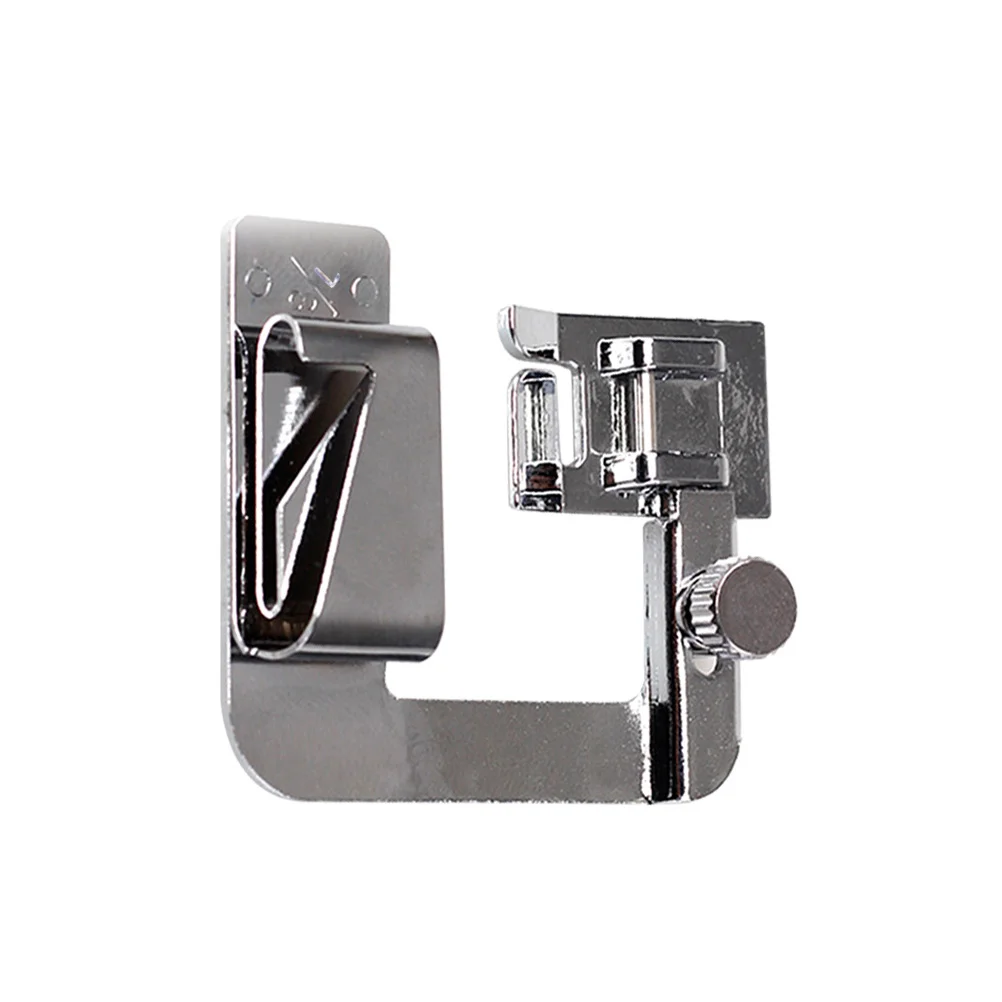 

Electric Sewing Machine Presser Foot 7/8 Inch Metal Durable Rolled Hem Foot For Low Shank Machines Lightweight Fabric