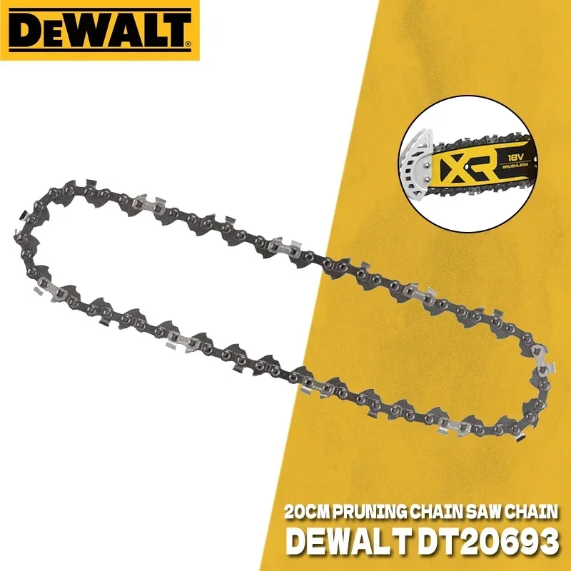 Imagem -02 - Dewalt-motosserra de Poda Baixo Recuo Resistente ao Desgaste Óleo Otimizado Dt20694 Guide Plate Fits Dcmps520 Dt20693 20cm
