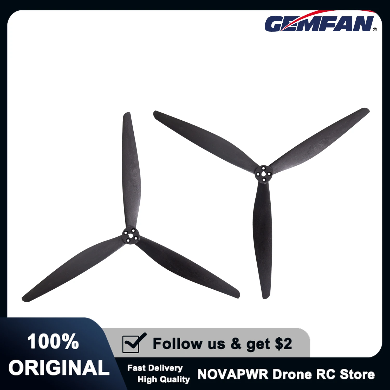 

Gemfan X-CLASS 1308 13-дюймовый профессиональный пропеллер для гладкой аэрофотосъемки, агрессивный фристайл, летающий