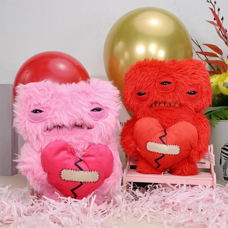 Original Fuggler Ugly Monster New Series Love Fugg Hugging Heart Soft Toy Valentine's Day Gift