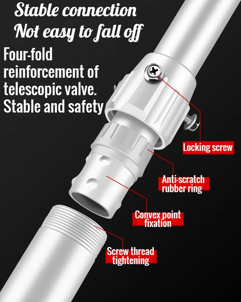 Adjustable Aluminum Alloy L-Style Telescopic Fence Wall Mount CCTV Camera Bracket 30cm-200cm for PTZ high-speed camera view 4