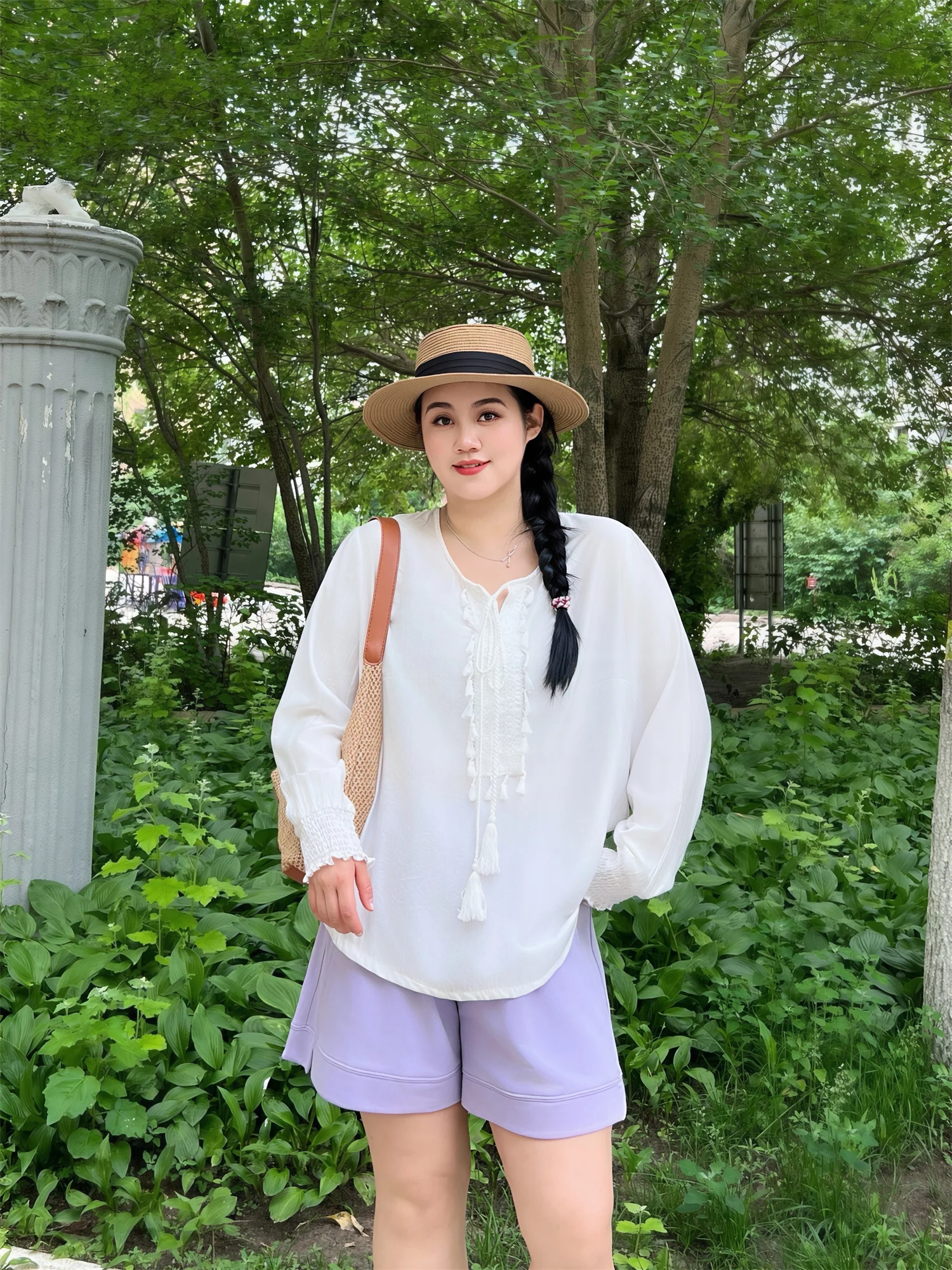 

Женская солнцезащитная рубашка больших размеров, тонкая, летняя, для полных женщин (до 200 фунтов), из сетчатой ткани, с круглым вырезом, длинным рукавом, свободного кроя, для повседневной носки