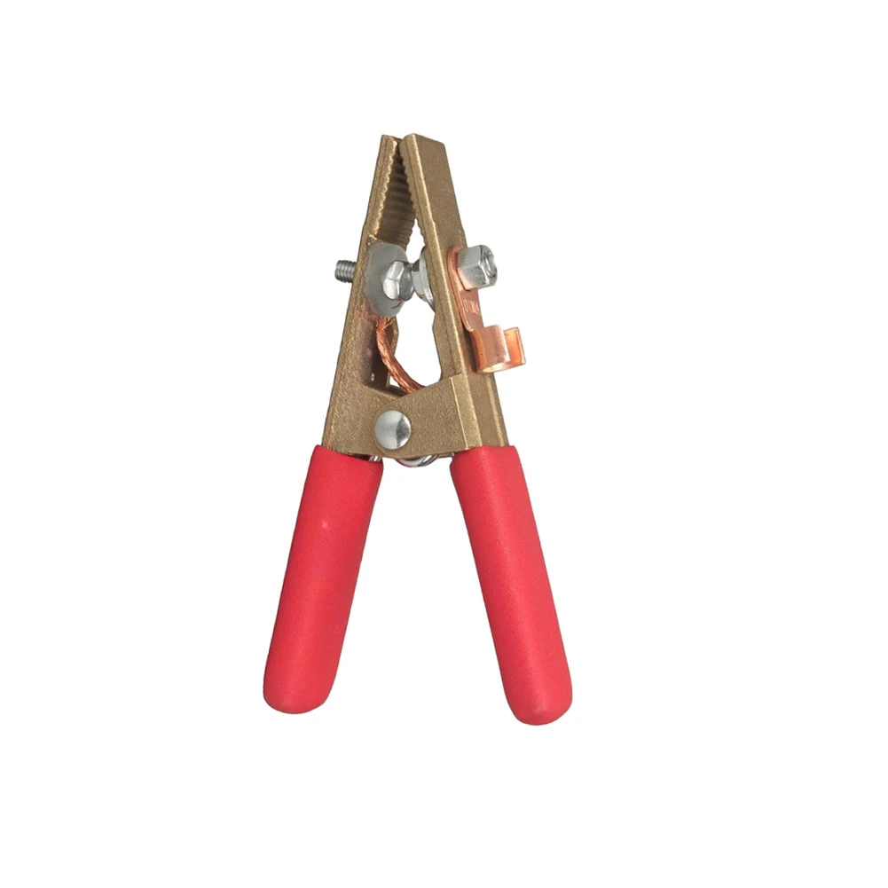300A Ground Clamp for Welding Pliers A-Shape Design with Large Opening and Protective Handle for Operator Comfort and Safety