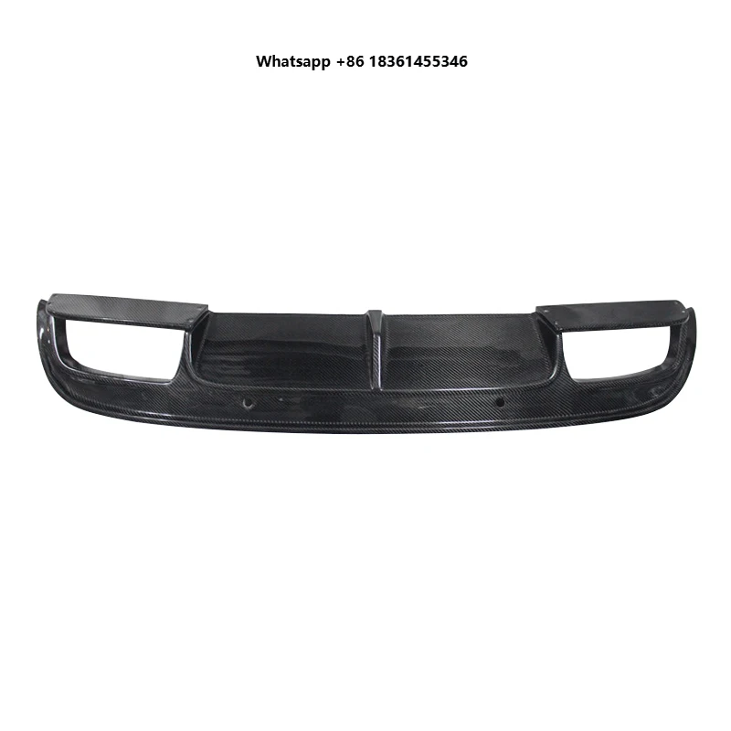 

For C Class W205 C63 Sport 2015 - 2018 Carbon Fiber Rear Bumper Lip Diffuser Splitters