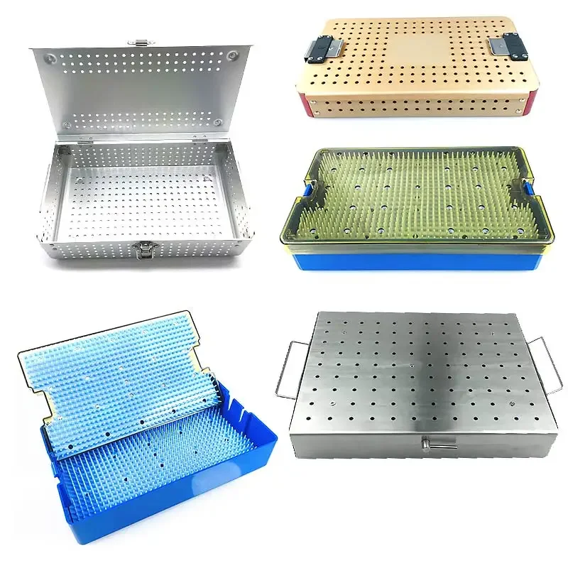 Five Type Choices Sterilization Tray Case Souble Layer Tray Case Aluminium Alloy Ophthalmic Instrument